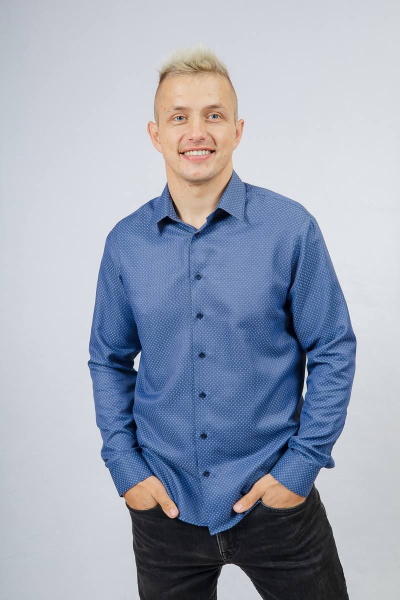 Рубашка Nadex 01-048612/529-23_170-176 джинсовый - фото 6