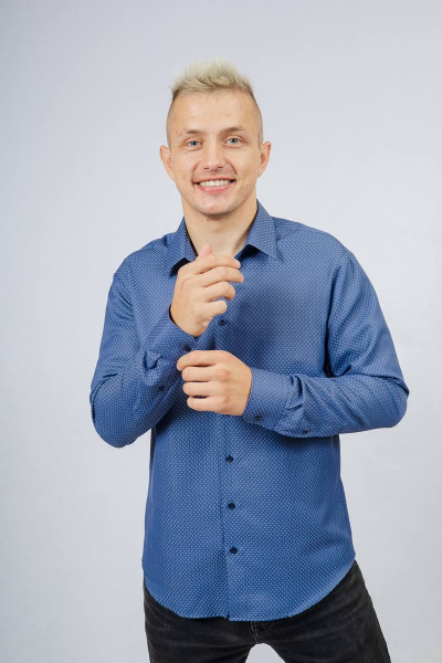 Рубашка Nadex 01-048612/529-23_170-176 джинсовый - фото 4