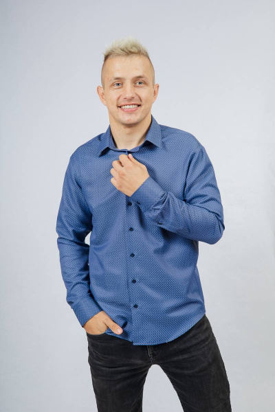 Рубашка Nadex 01-048612/529-23_170-176 джинсовый - фото 3