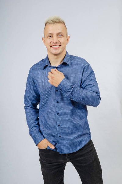 Рубашка Nadex 01-048612/529-23_170-176 джинсовый - фото 2