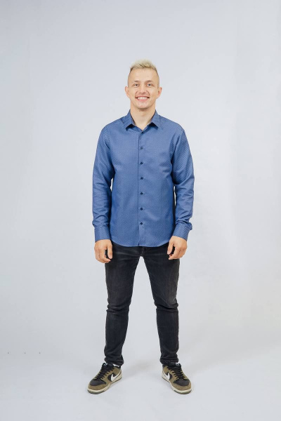 Рубашка Nadex 01-048612/529-23_170-176 джинсовый - фото 1