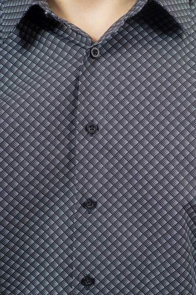 Рубашка Nadex 01-047411/501-23_182-188 черно-серый - фото 7