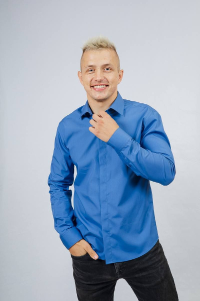 Рубашка Nadex 01-031011/204-23_170-176 деним - фото 5