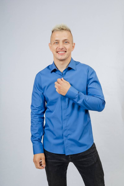 Рубашка Nadex 01-031011/204-23_170-176 деним - фото 3