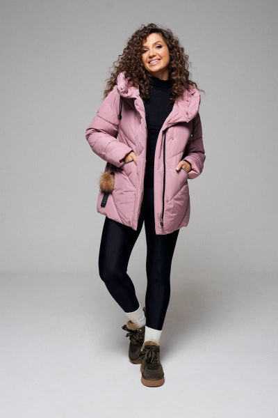 Куртка Beautiful&Free 6110 пудра - фото 10