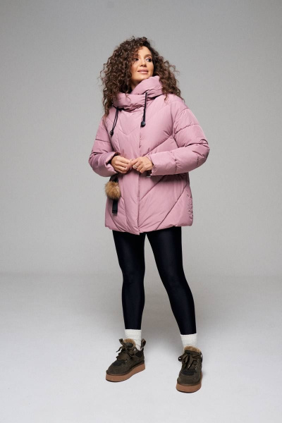 Куртка Beautiful&Free 6110 пудра - фото 2