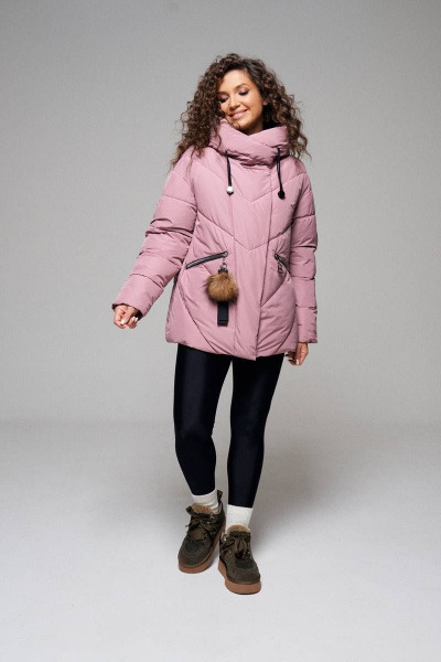 Куртка Beautiful&Free 6110 пудра - фото 1