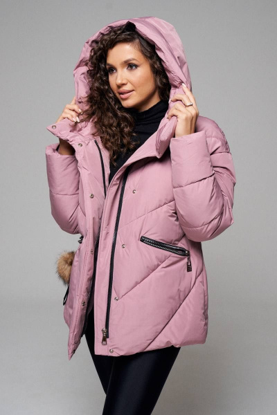 Куртка Beautiful&Free 6110 пудра - фото 7