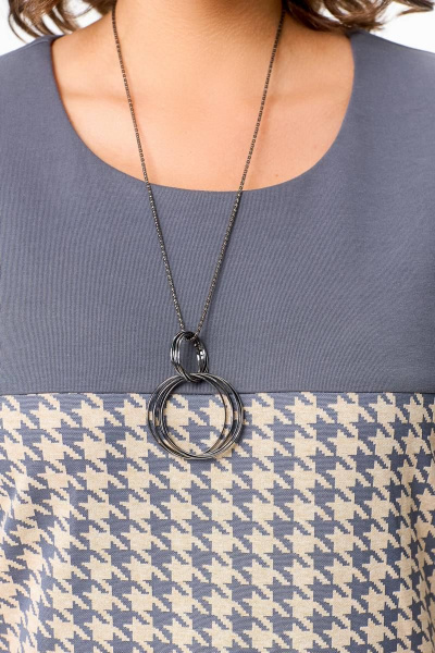 Платье приталенное из трикотажа с карманами и разрезом Swallow 700 - фото 14