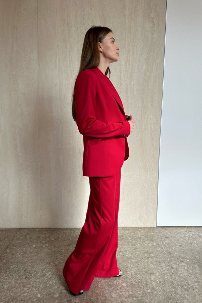 Брюки, жакет HELEN BIRCH K015а красный - фото 3