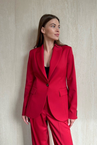 Брюки, жакет HELEN BIRCH K015а красный - фото 5