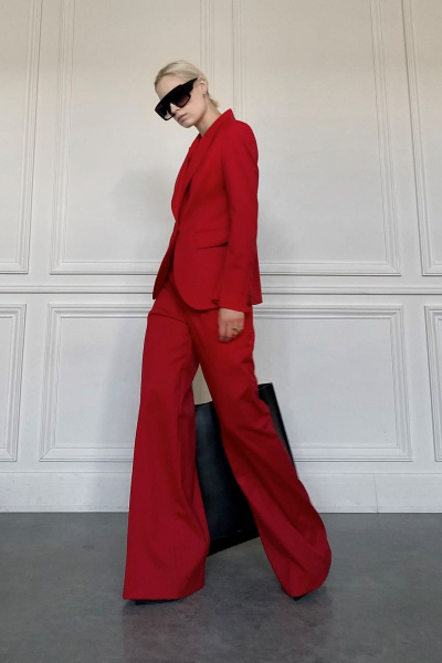 Брюки, жакет HELEN BIRCH K015а красный - фото 12