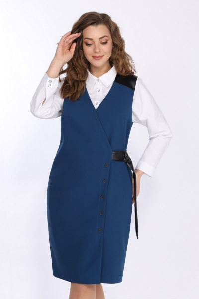 Сарафан Matini 3.1274/1 синий - фото 5