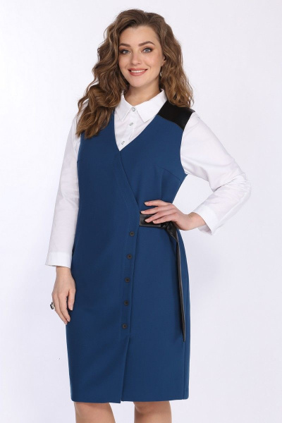 Сарафан Matini 3.1274/1 синий - фото 4