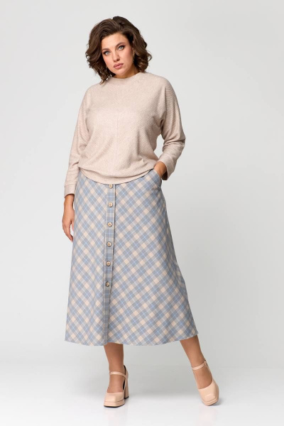 Джемпер, юбка Danaida 2188 бежевый - фото 1
