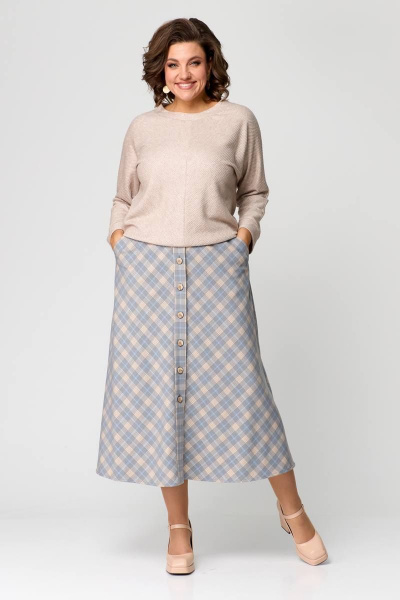 Джемпер, юбка Danaida 2188 бежевый - фото 2
