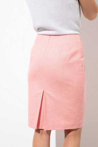 Розовая юбка-карандаш до колена классическая для делового образа Femme & Devur 60208 1.14F(170) - фото 4