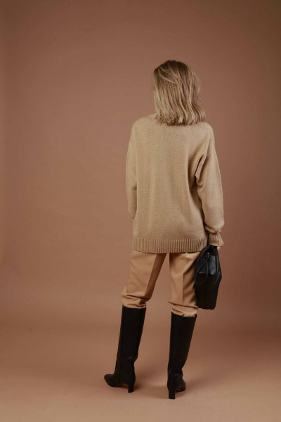 Демисезонный вязаный кардиган с пуговицами и V-образным вырезом Femme & Devur 30452 1.28D(170) - фото 2