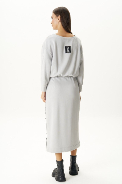 Платье с эффектной высокой шлицей и заниженной линией плеча Fantazia Mod 4416 - фото 6