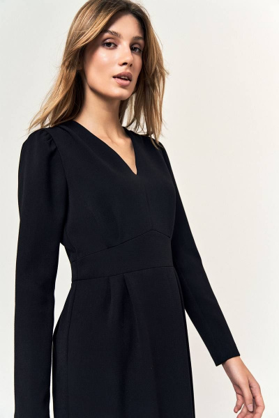 Платье LeNata 11226 черный - фото 4