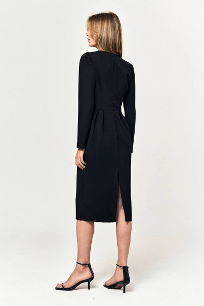 Платье LeNata 11226 черный - фото 6