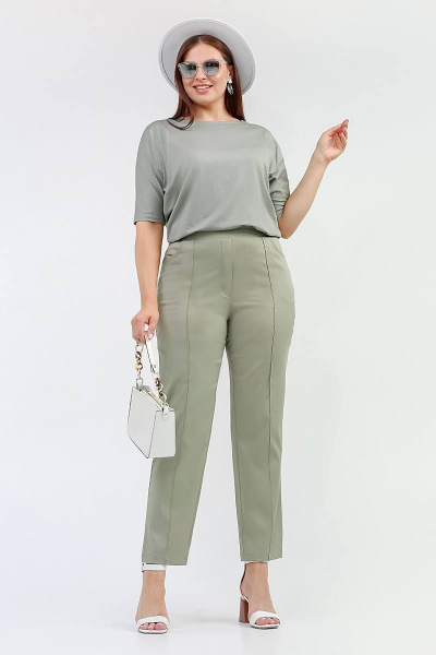 Брюки La rouge 8045 фисташковый - фото 1
