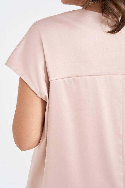 Платье IVA 1539 бежевый - фото 4