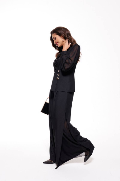 Брюки, жакет Beautiful&Free 6072 черный - фото 9