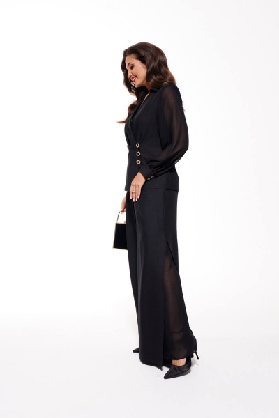 Брюки, жакет Beautiful&Free 6072 черный - фото 11