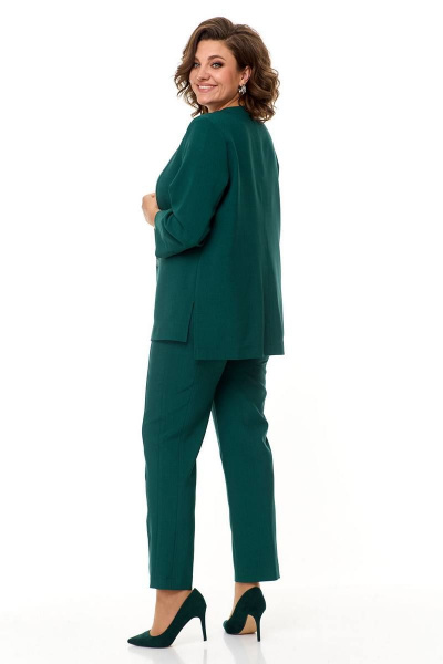 Брюки, жакет, топ Ollsy 05130 зеленый - фото 4