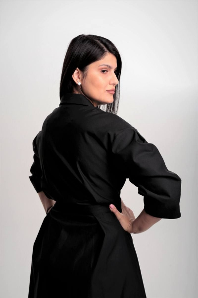 Платье MAKKI 17/22 черный - фото 4