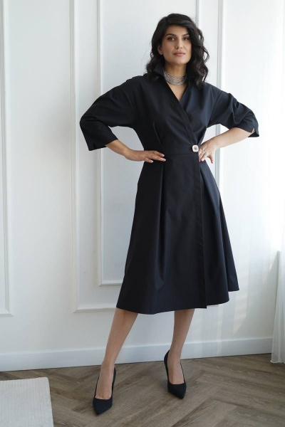 Платье MAKKI 17/22 черный - фото 1