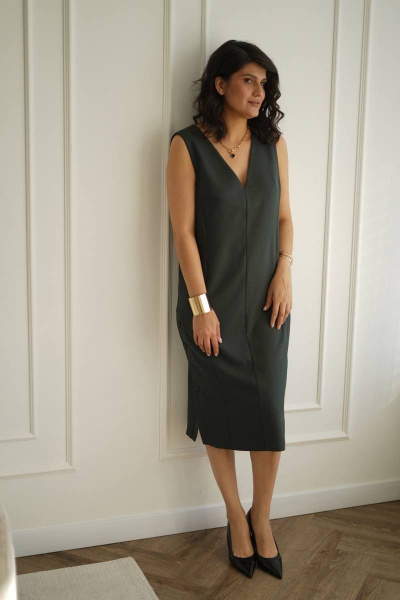 Сарафан MAKKI 23/22 темно-зеленый - фото 4