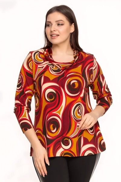 Оранжевый джемпер из мягкого трикотажа с принтом Friends 6-003orng оранжевый - фото 6