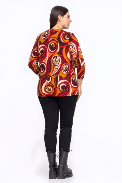 Оранжевый джемпер из мягкого трикотажа с принтом Friends 6-003orng оранжевый - фото 5