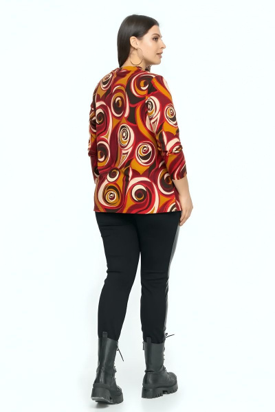 Оранжевый джемпер из мягкого трикотажа с принтом Friends 6-003orng оранжевый - фото 3