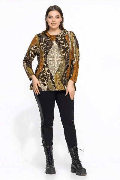 Джемпер из нежного трикотажа с принтом и рукавом 3/4 Friends 6-003ls красный - фото 8