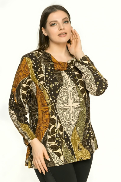 Джемпер из нежного трикотажа с принтом и рукавом 3/4 Friends 6-003ls красный - фото 6