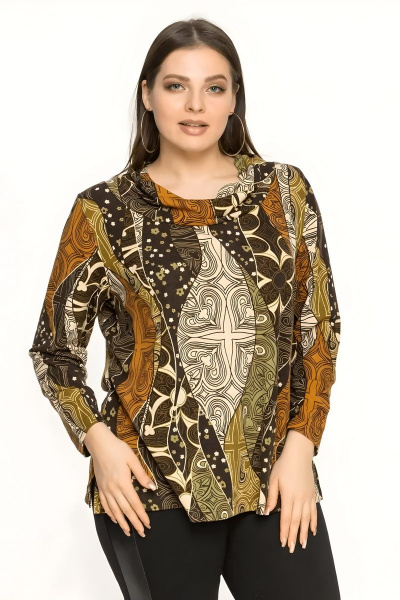 Джемпер из нежного трикотажа с принтом и рукавом 3/4 Friends 6-003ls красный - фото 4