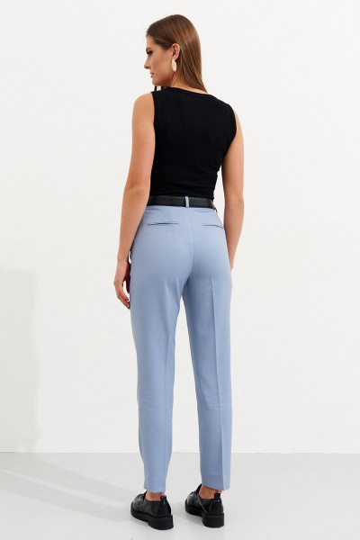 Топ без рукавов из вискозы и трикотажа универсальный Ketty К-04740 черный - фото 4