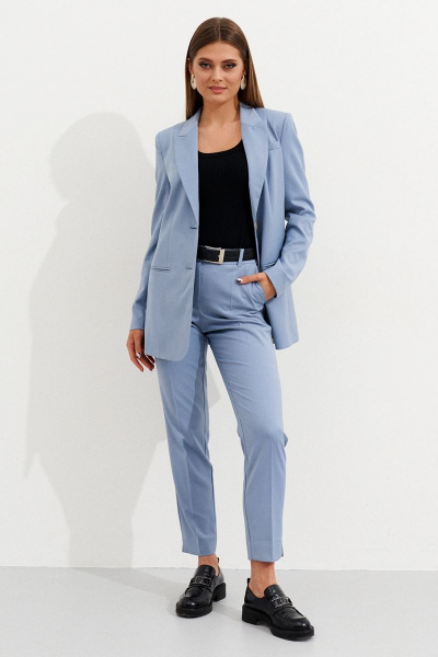 Топ без рукавов из вискозы и трикотажа универсальный Ketty К-04740 черный - фото 3