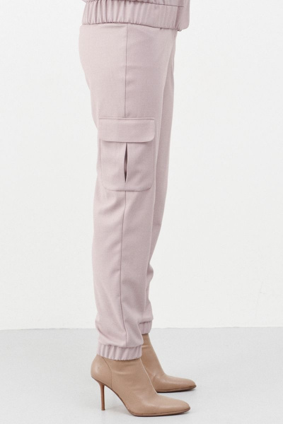 Брюки спортб без застежки и карманов Ketty К-11260 бежевый - фото 6