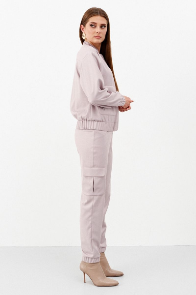 Брюки спортб без застежки и карманов Ketty К-11260 бежевый - фото 5