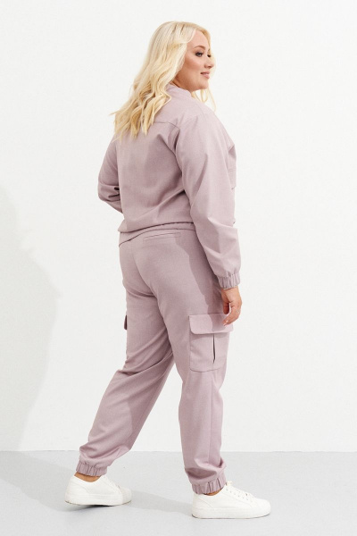 Брюки спортб без застежки и карманов Ketty К-11260 бежевый - фото 3