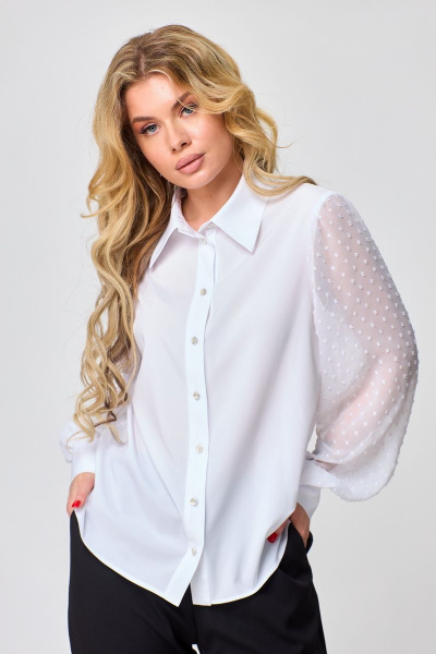 Блуза Abbi 4025 белый - фото 12