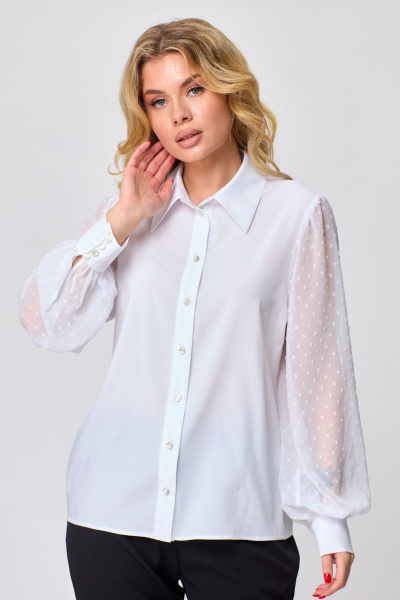 Блуза Abbi 4025 белый - фото 9