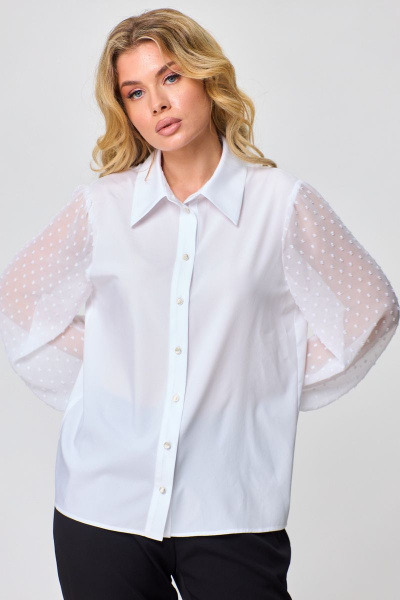 Блуза Abbi 4025 белый - фото 8