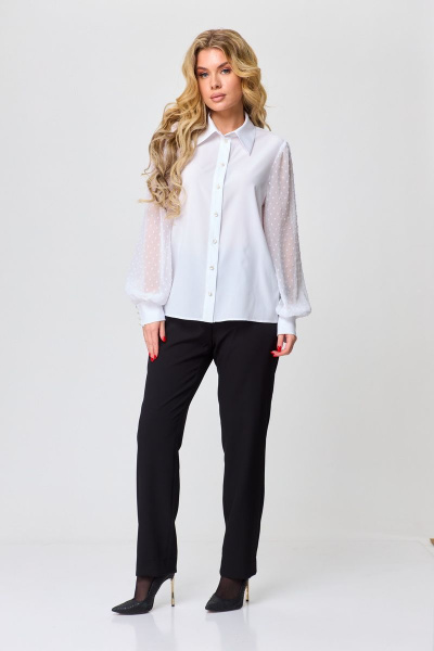 Блуза Abbi 4025 белый - фото 4