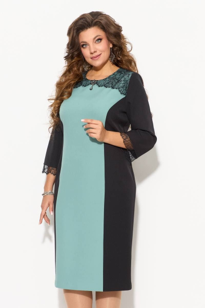 Платье прилегающего силуэта с кружевными рельефами Fita 1231 - фото 6