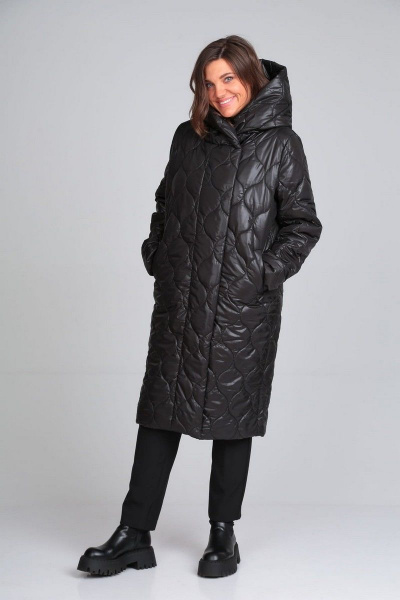 Пальто Диомант 1915 черный - фото 2